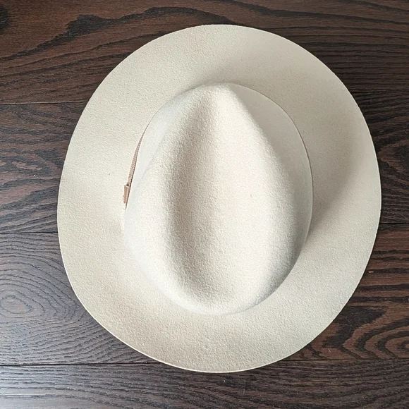 Aritzia Wool Alxiliary Beige Brimmed Hat - Picture 3 of 7